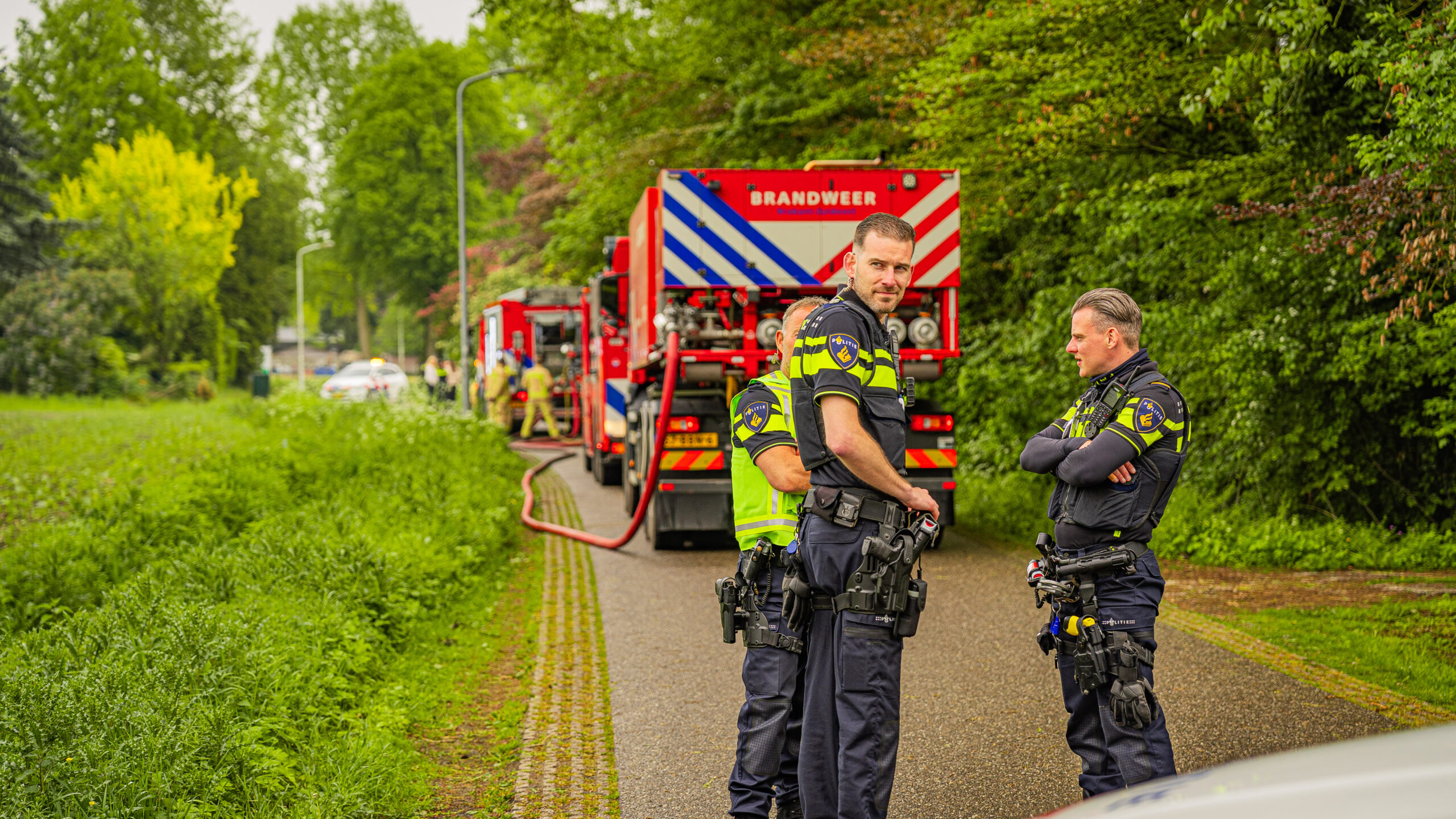 Schoorsteenbrand bij kunstschilder Cornelis le Mair